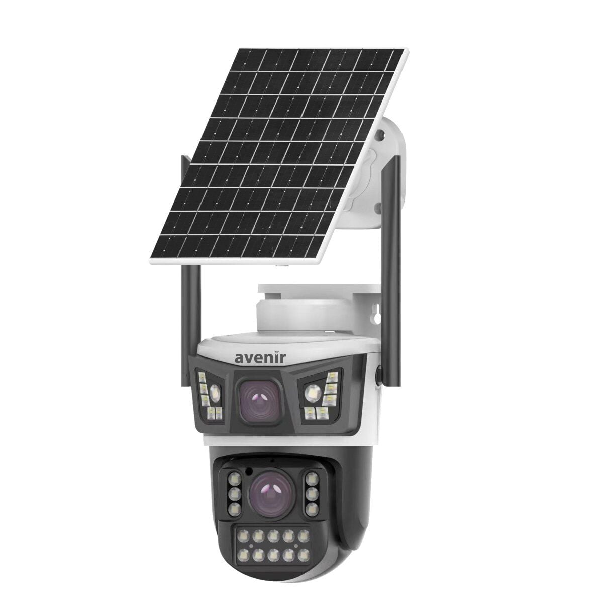 Avenir AV-S425 2 Kameralı 4g Sim Kartlı Aov(Sürekli Kayıt) 6mp Solar Panelli Kamera