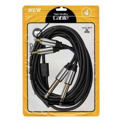 Magicvoice LD398 2x 6.3 Mm Mono Erkek - 2x Rca Erkek 3 Metre Kablo