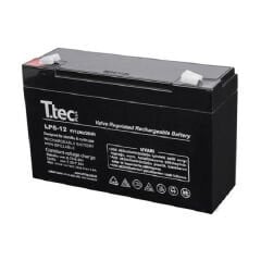 TTEC 6V 12AH BAKIMSIZ KURU AKÜ ( 151 X 50 X 94 MM )