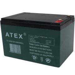 ATEX 12-14G 12 VOLT - 14 AMPER JEL TİP ELEKTRİKLİ BİSİKLET AKÜSÜ (150 X 97 X 95 MM)