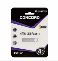 CONCORD C-U4 Usb Flash Bellek Metal Ultra Flair 4GB