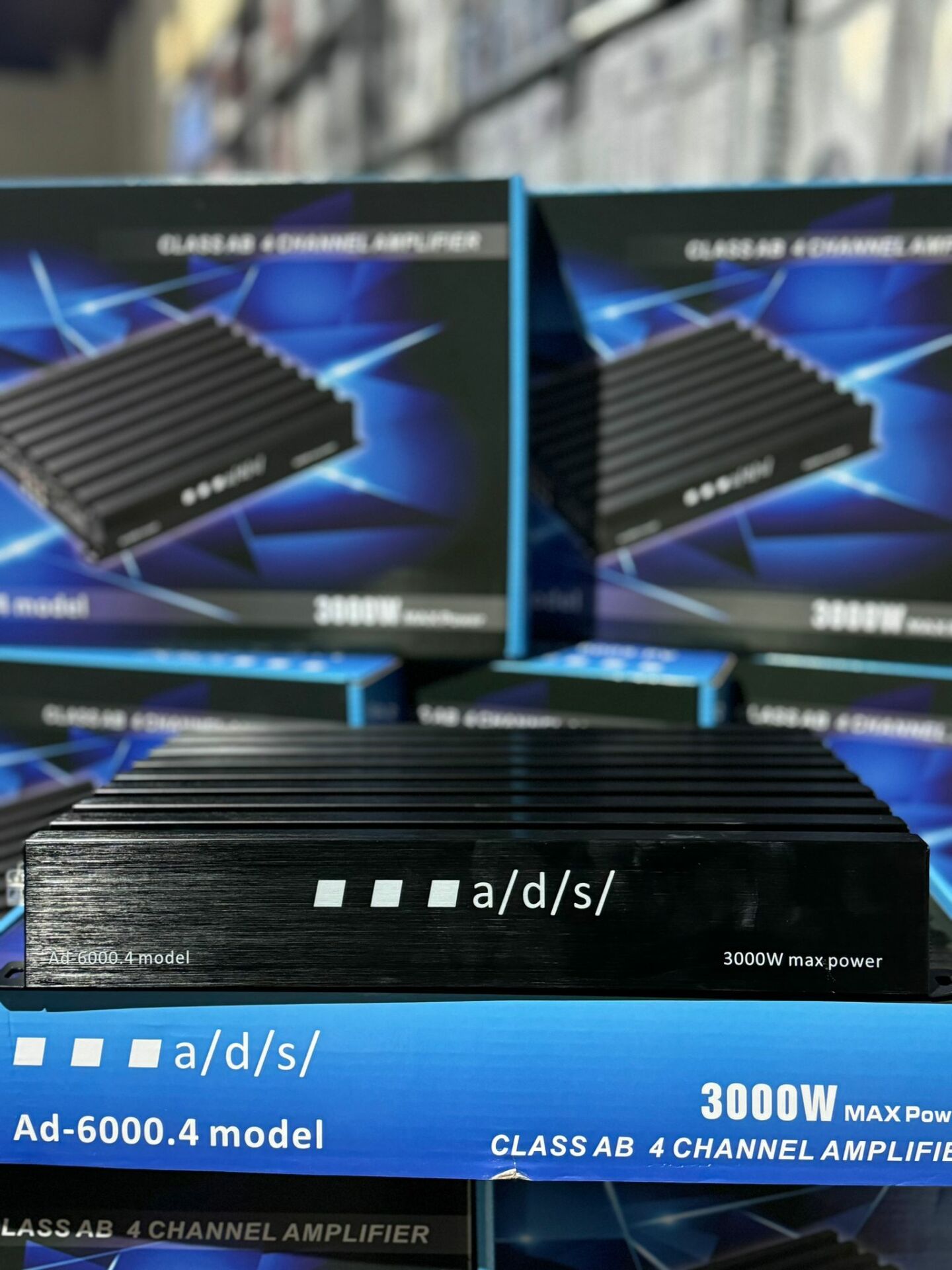 Oto Anfi 3000w Stereo 4 Kanal Ads Ad-6000.4