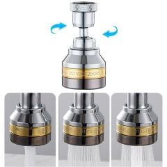 Sunup SN-29319 Üç Kademe Hız Ayarlı Su Akış Kontrollü Musluk Başlığı