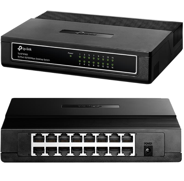TP-LINK TL-SF1016D 16 PORT 10/100 MBPS SWITCH