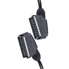 Powermaster 1.2 Metre 7 Mm Tırnaklı Scart Scart Kablo