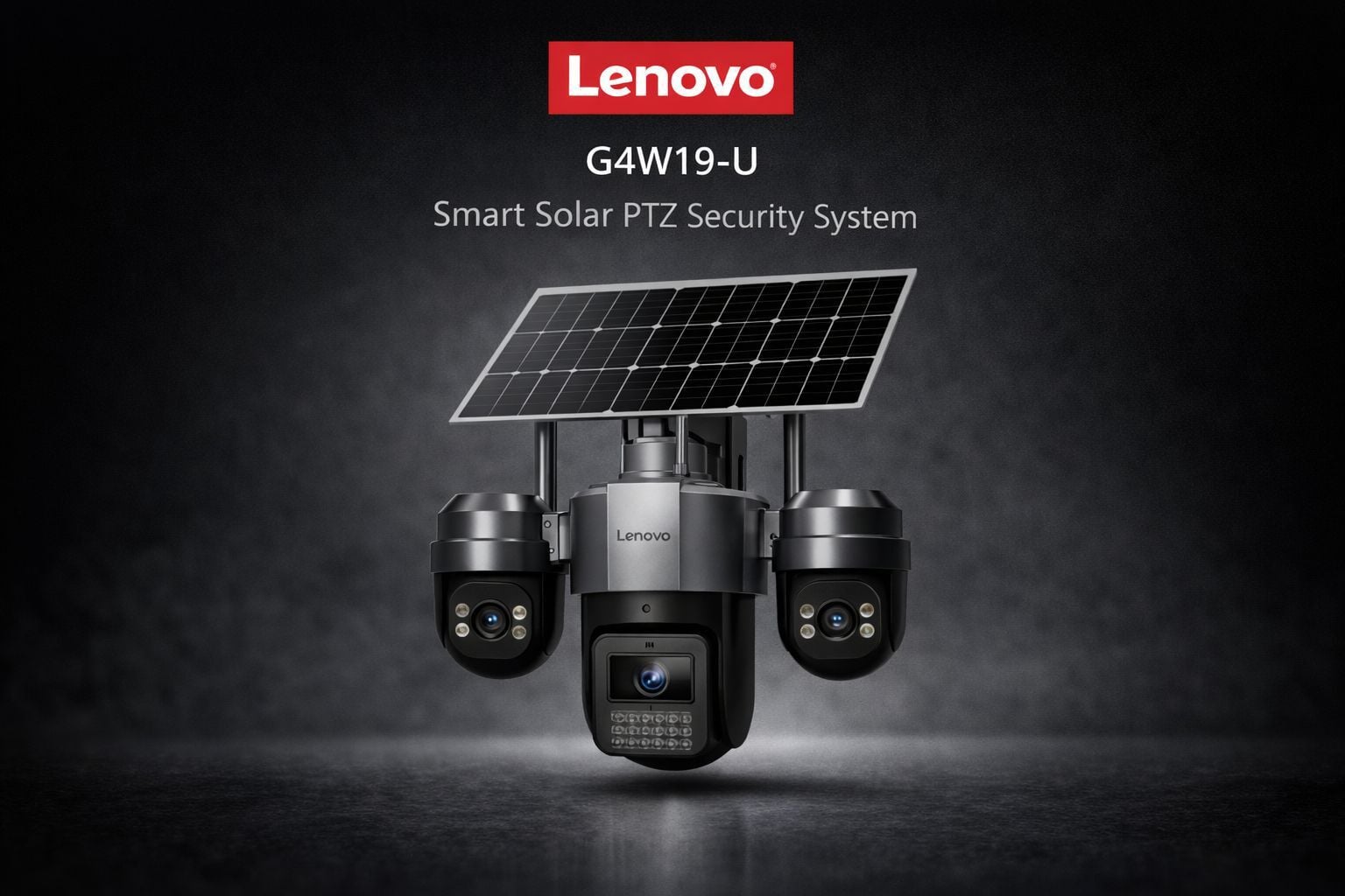 LENOVO G4W19-U (W14C-Z-U) 9MP 3 Lensli 4K Ultra HD 4G SOLAR Kamera Dual PTZ AOV