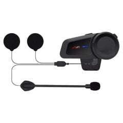 Powermaster M2 Motosiklet Bluetooth Intercom Kulaklık 6 Kişi Destekli