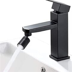 Sunup SN-29318 Çift Hız Ayarlı Siyah Musluk Başlığı