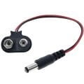 9 VOLT 2.1MM JACKLI PİL BASLIGI  (IC-232A)