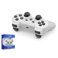 NODAR ND-600A PS3 Uyumlu Kablosuz GamePad Oyun Kolu - Beyaz