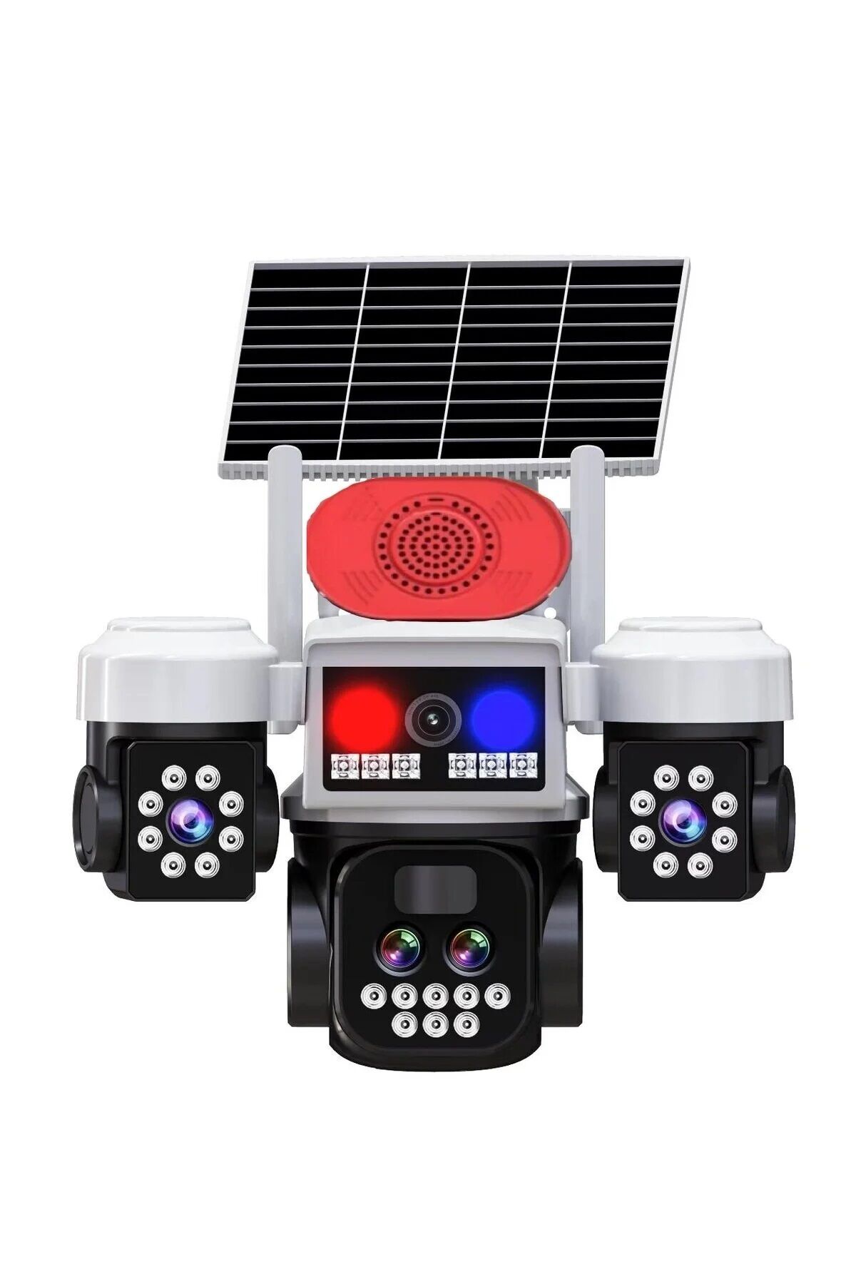 O-KAM 5051 3 LENS 3 KAMERA 10X OPTİK ZOOM 4G GÜNEŞ ENERJİ SOLAR PTZ KAMERA