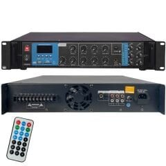 NWORK T-250 6 Bölge Anfi Mixer 250 Watt Trafolu Bluetooth Usb