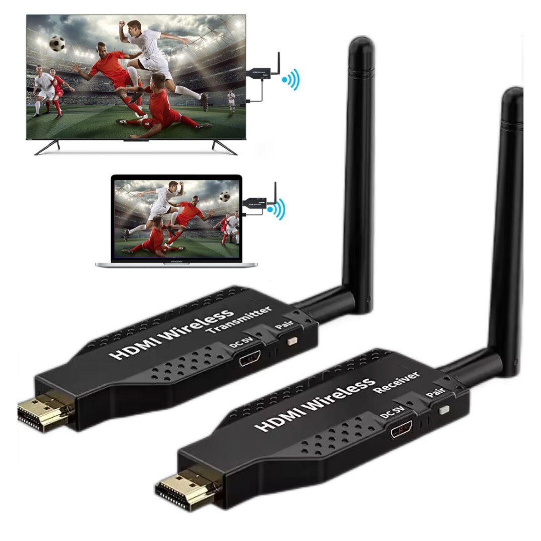 EGB-5555 5.8G KABLOSUZ HDMI GÖRÜNTÜ AKTARICI 50 METRE MESAFELİ WİRELESS UZATICI
