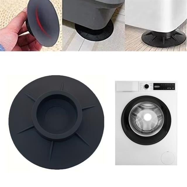 Sunup SN-28660 Çamaşır Makinesi Tabanlık Stoper Titreşim Engelleyici Kauçuk Ped