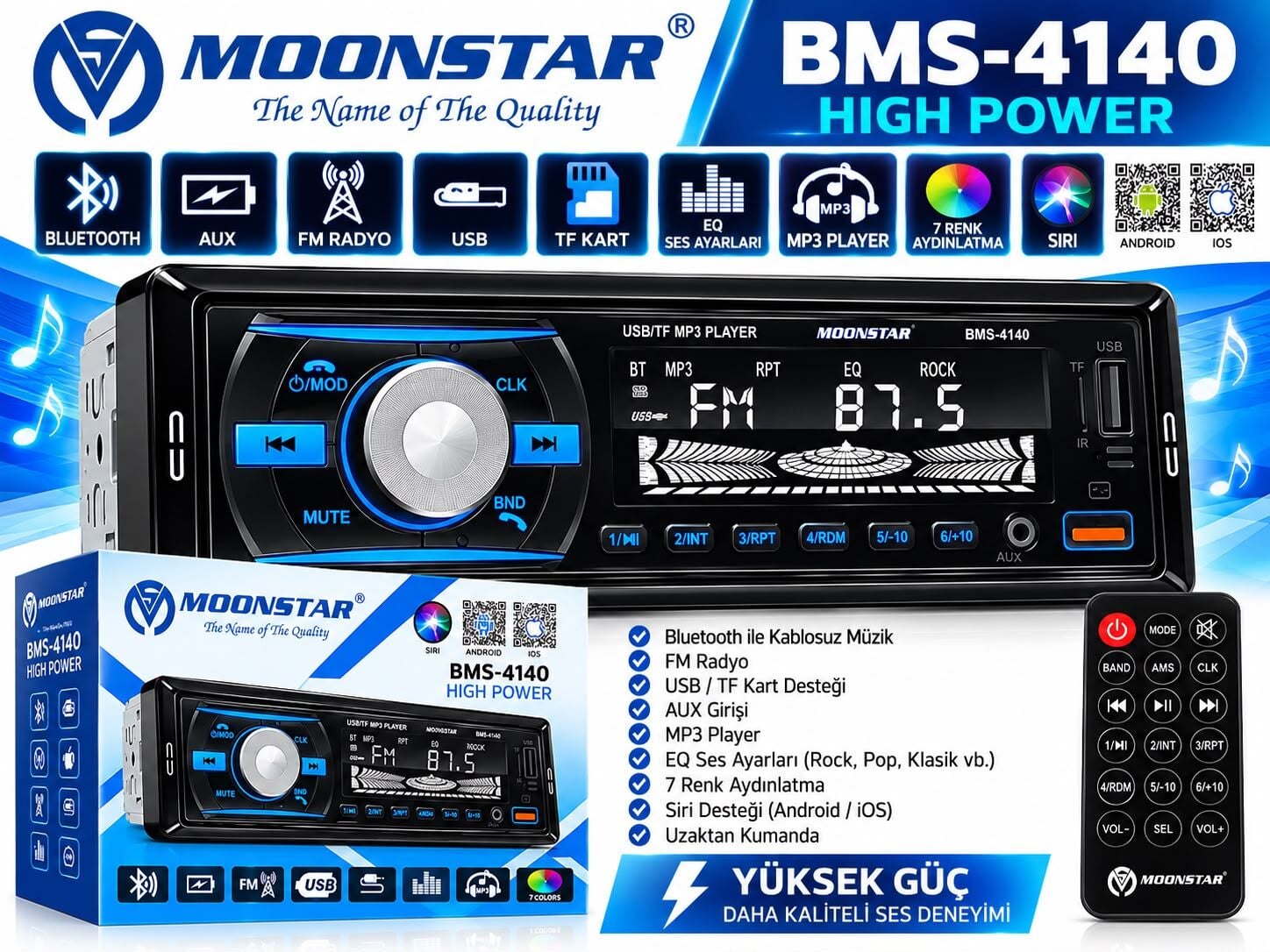 MOONSTAR BMS-4140 4*50 OTO TEYP
