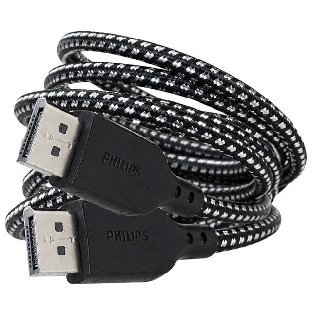 Philips SWR3139B/93 1.5 Metre 8K 60Hz DisplayPort 1.4 Kablo Örgülü Zırhlı
