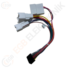 OTO TABLET ÇERÇEVE TOYOTA LAND CRUISER / PRADO 2004-2008 9'' SİYAH TAC-189