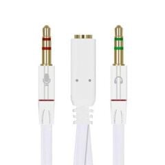 Powermaster Kulaklık Mikrofon Hoparlör Çevirici Ayırıcı Kablo 20 Cm