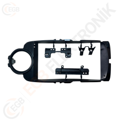 OTO TABLET ÇERÇEVE TOYOTA YARIS 2012-2018 9'' SİYAH TAC-186