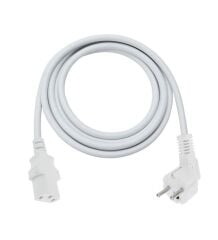 Power Kablosu C13 Beyaz 1.5 Metre (AVD-67)