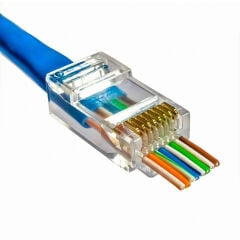 EZ YENİ NESİL RJ45 CAT5/CAT6 8P/8C AÇIK UÇLU SOKET (100'LÜK PAKET) AVD-16