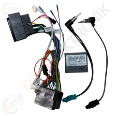 OTO TABLET ÇERÇEVE SKODA RAPID 2013+ 9'' PIANO BLACK TAC-178