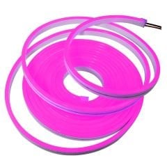Neon Şerit Led 12v 2835 Dış Mekan 5 Metre Pembe Pink
