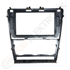 OTO TABLET ÇERÇEVE SKODA OCTAVIA 2007-2014 10,1'' GÜMÜŞ TAC-177