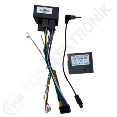 OTO TABLET ÇERÇEVE BMW 1 SERIES A/C E81- E82-E87-E88 2004-2012 9'' SİYAH TAC-004