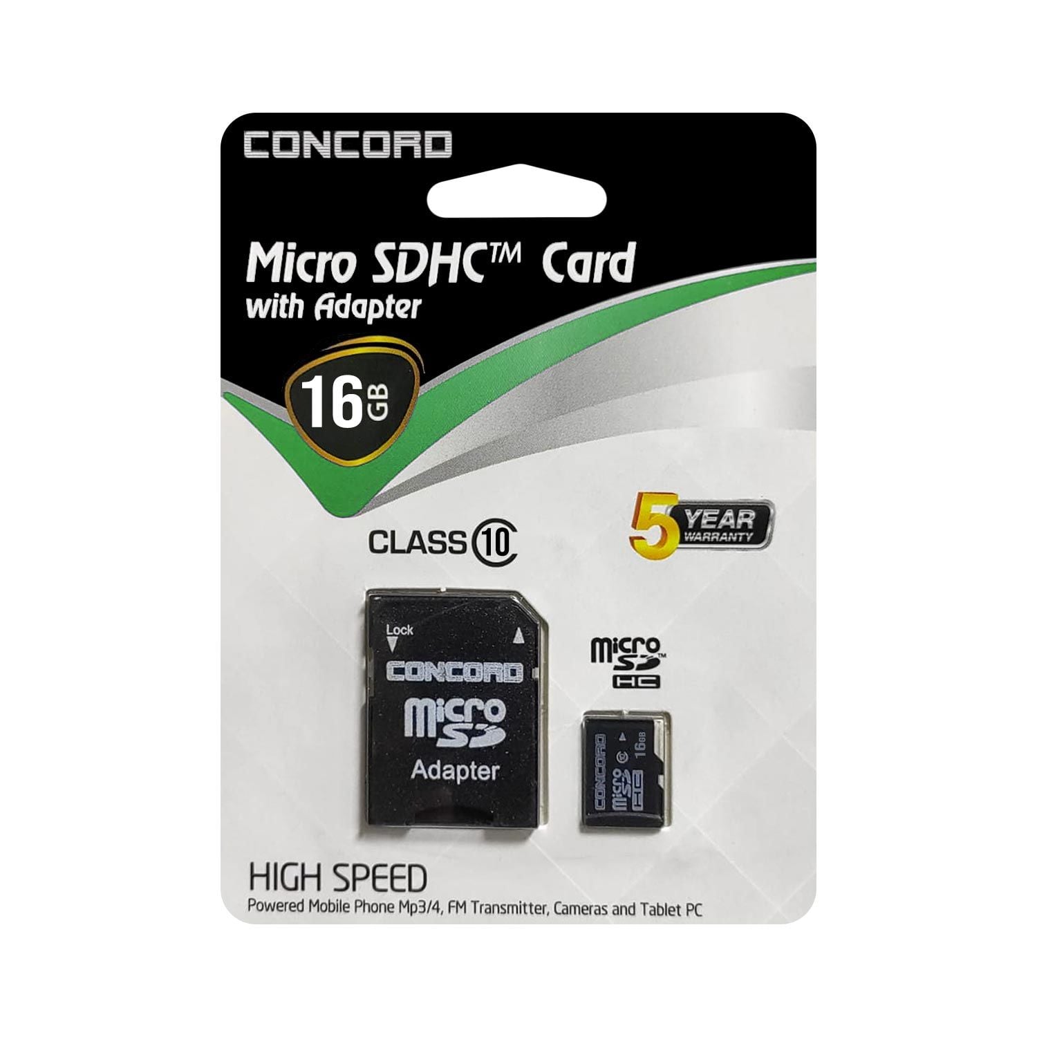 CONCORD C-M16 Hafıza Kartı Micro Sd 16GB Class10