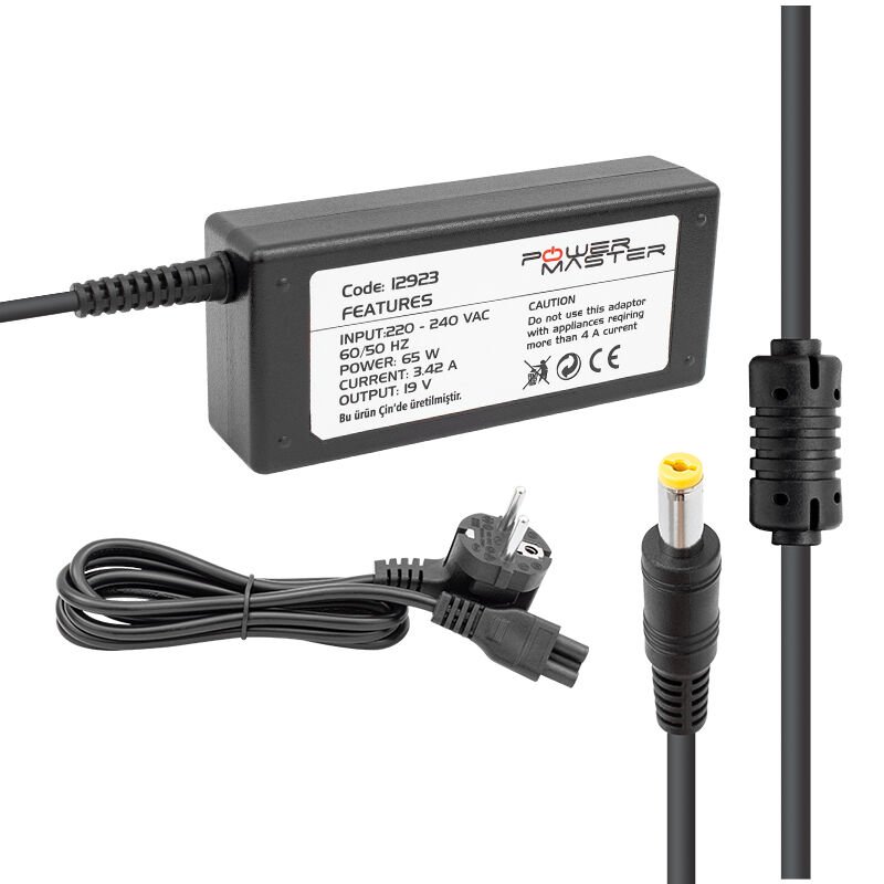 WEKO 19 VOLT - 3.42 AMPER - 65 WATT 4.0*1.7 UÇLU YERLİ ÜRETİM NOTEBOOK ADAPTÖR (21219)