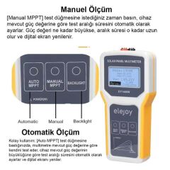 PowerMaster PM-26939 1600 Watt Fotovoltaik MPPT Solar Panel Voltaj Multimetre 12-60V