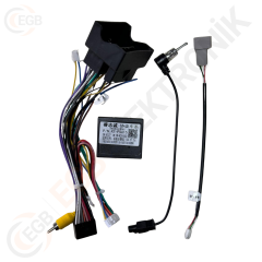 OTO TABLET ÇERÇEVE CITROEN C3 2010-2016 9'' BEYAZ TAC-275F