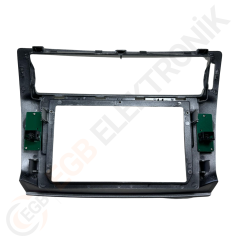 OTO TABLET ÇERÇEVE CITROEN C4 2004-2009 9'' GÜMÜŞ TAC-022