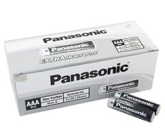 Panasonic R03UE/2S Manganez AAA İnce Kalem Pil (60'lı Paket)