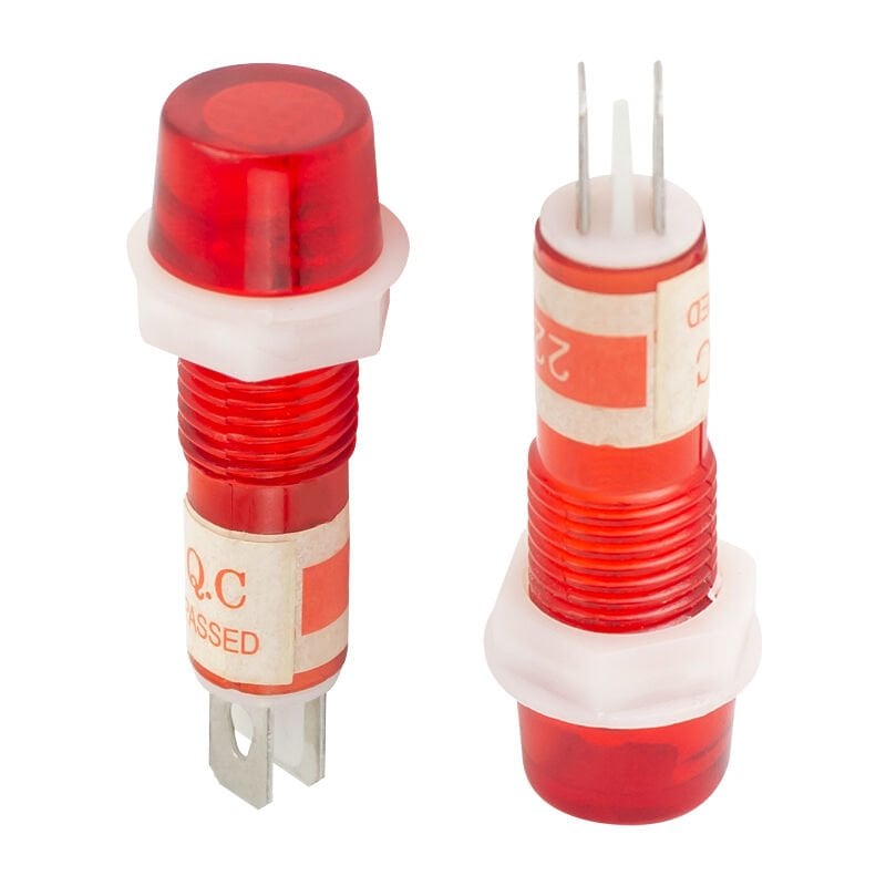 SİNYAL LED GOZ LAMBASI XD8-1 220 VOLT YESİL - KIRMIZI (IC-225)