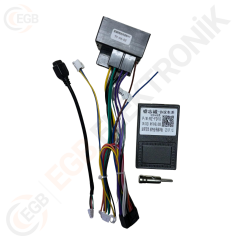 OTO TABLET ÇERÇEVE FORD MONDEO MANUEL - A/C 2007+ 10,1'' GÜMÜŞ TAC-038