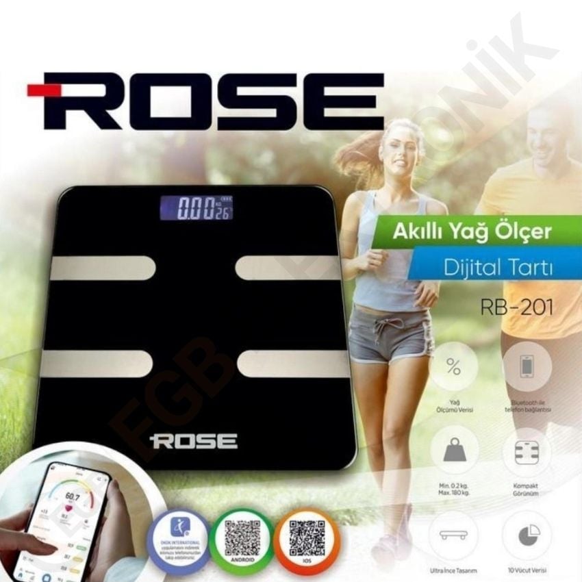 ROSE RB-201 DİJİTAL TARTI