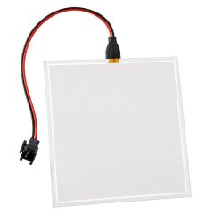 Powermaster PM-37727 100x100mm Elektrominesans (EL) 3V Led Panel Beyaz Aydınlatmalı Esnek Yapı