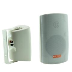 Magicvoice MV-38 11 Cm Trafolu 50 W Beyaz Sütun Hoparlör 2'li Takım