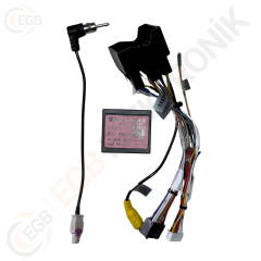 OTO TABLET ÇERÇEVE GOLF 7 2014-2018 9.7'' PIANO BLACK TAC-217