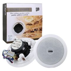 MagicVoice MV-160 16 CM 6'' Tweeterli Beyaz Trafolu Alçıpan Tavan Hoparlör
