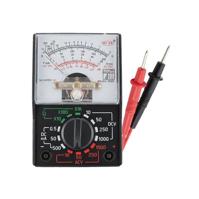 Powermaster YX-1000A İbreli AC/DC Voltaj - Akım Ölçer Profesyonel Analog  Avometre Multimetre