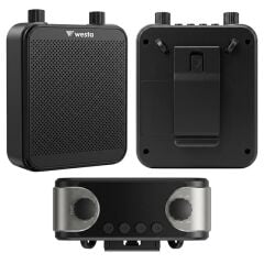 Westa WAP-300T USB + SD Kart Girişli Şarjlı Mini Seyyar Kablosuz Mikrofonlu Rehber Anfisi
