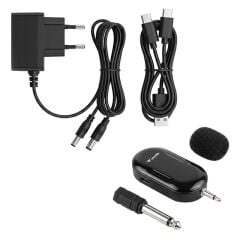 Westa WAP-300T USB + SD Kart Girişli Şarjlı Mini Seyyar Kablosuz Mikrofonlu Rehber Anfisi