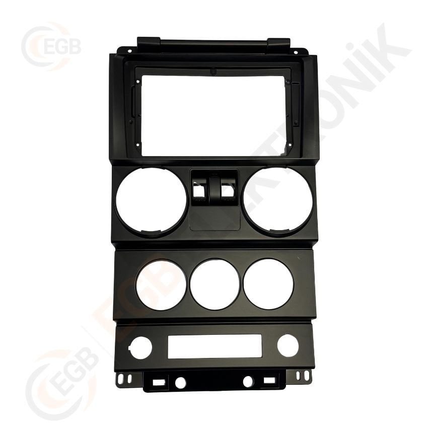 JEEP WRANGLER Rubicon 2008-2010 CR459B ÇERÇEVE SİYAH 9'' (RS-008)