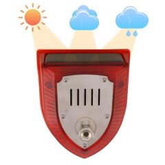 PowerMaster PM-26954 Misina İle Tetikli Sesli Hayvan Kovucu Alarm Cihazı Solar Panelli