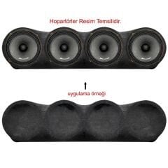 4Lü Universal Boş Kabin 4x20cm 9020