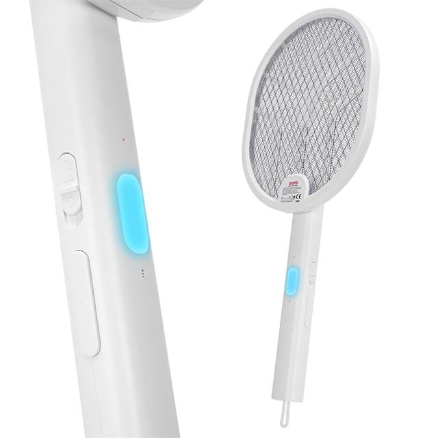 Asonic AS-A26 1200mAh 3000V Çıkış UV Işıklı Şarjli Katlanabilir Askılı Raket Sinek Öldürücü