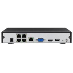 IMOU N110-4P 10 Kanal 4 PoE Girişli H.265 4K Ultra HD NVR Kayıt Cihazı Dahili Mikrofon Hoparlör